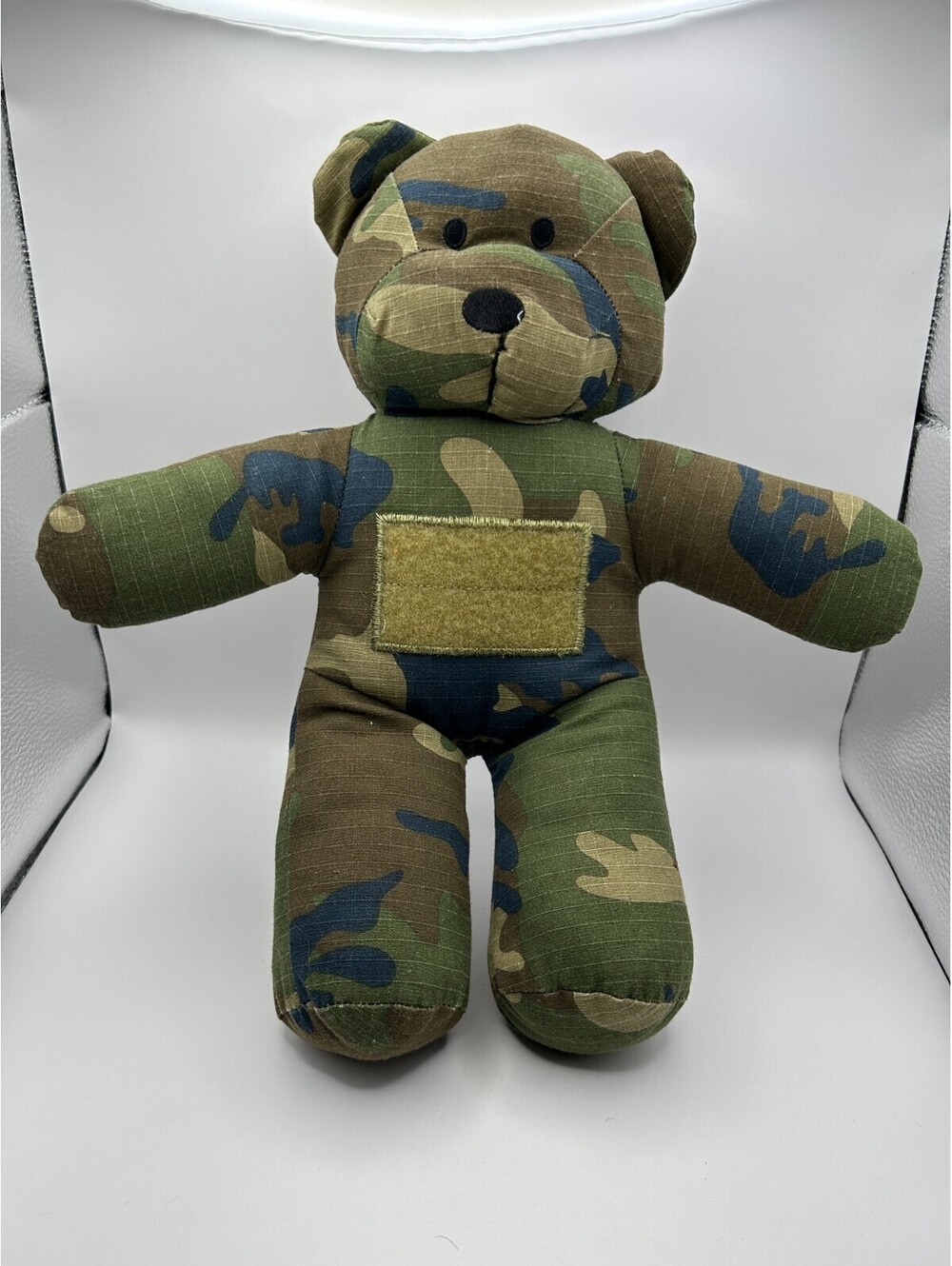 Tactical Baby Gear Camo Teddy Bear Plush Patch Panel